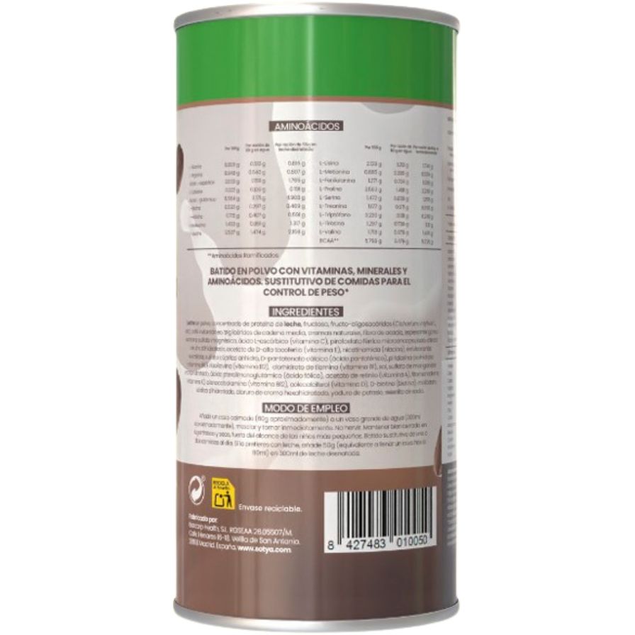 Batido Sustitutivo Sabor Capuchino 600g Sotya