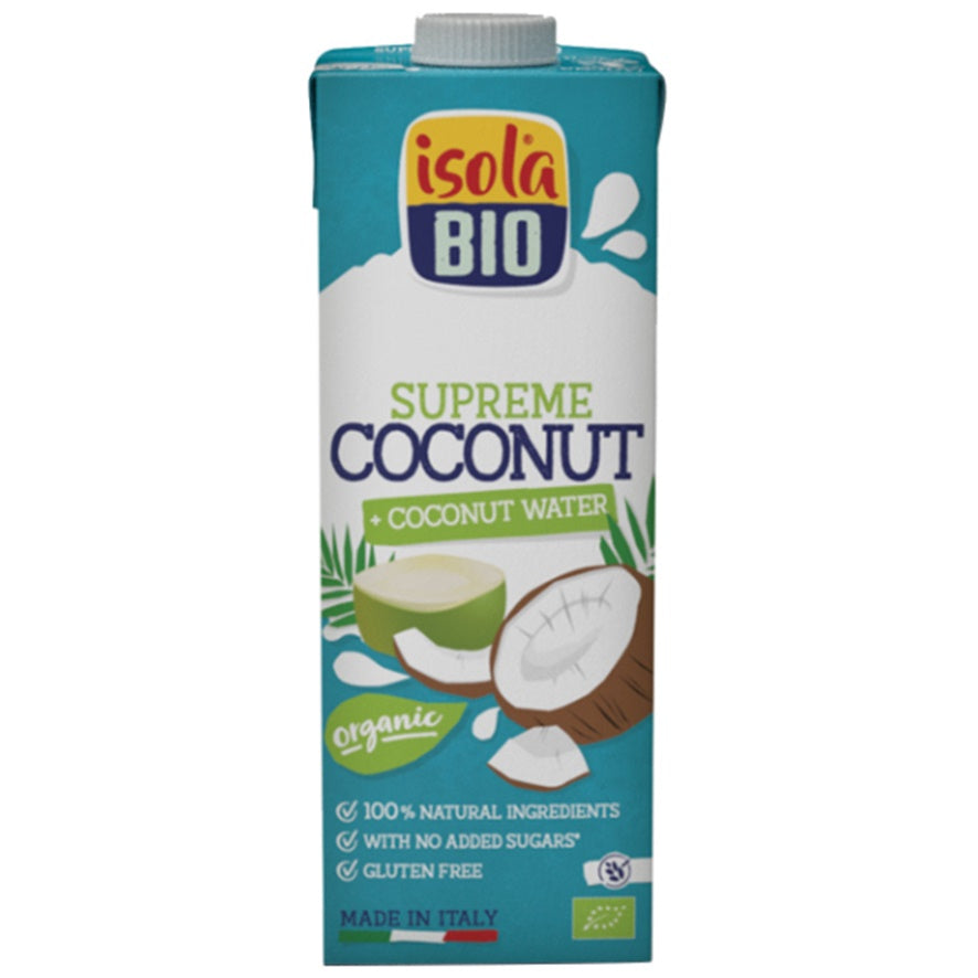 Bebida Vegetal Coco Supreme SinGluten Bio Vegan 6x1L Isola Bio