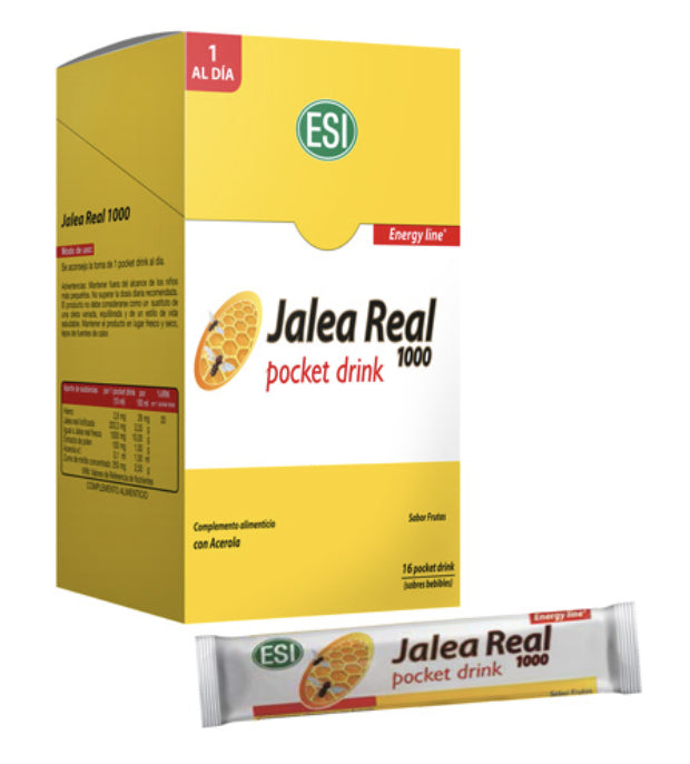 Jalea Real 1000 mg Bebida en Sobre – 16 Unidades Energéticas