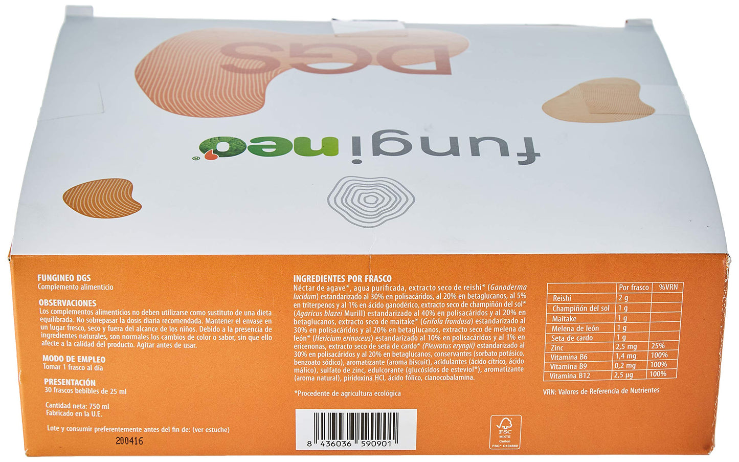 Neo Fungineo Dgs 30Frascos 300 g