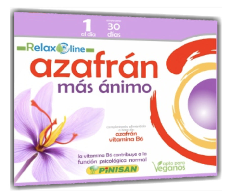 Azafrán Más Ánimo Pinisan – Suplemento Antioxidante de 30 Cápsulas