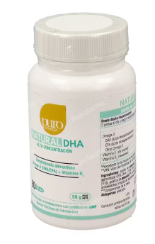 PURO OMEGA NATURAL DHA alta concentracion 60perlas