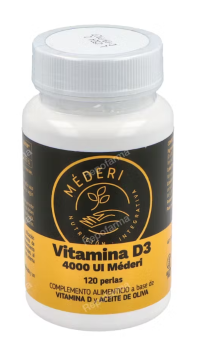 MEDERI NUTRICION INTEGRATIVA VITAMINA D3 4000UI 120perlas