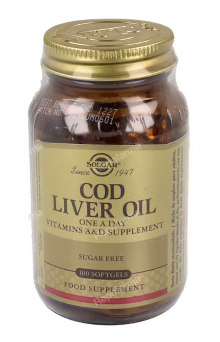 SOLGAR ACEITE HIGADO DE BACALAO (cod liver oil)100cap.b