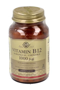 SOLGAR VITAMINA B12 cianocobalamina 1000mcg 250comp.mast