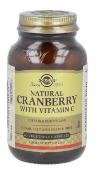 SOLGAR ARANDANO ROJO con vitamina C 60vegicaps
