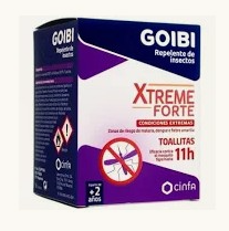 Goibi Xtreme Forte Repelente de Insectos 16 Toallitas