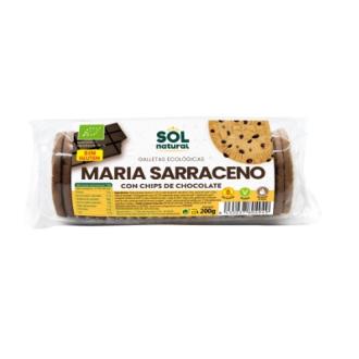 GALLETAS MARIAS TRIGO SARRACENO CON CHIPS DE CHOCOLATE 200 g