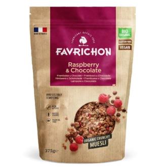 FAVRICHON Crunchy Muesli Raspberry Chocolate 375gr