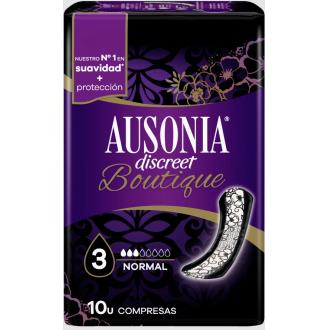 AUSONIA DISCREET BOUTIQUE COMPRESA NORMAL 10U