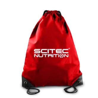 GYM SACK - SCITEC RED WITH WHITE PRINT