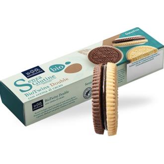 GALLETA BIOTWINS DOBLE CREMA CACAO 125 gr BIO SG