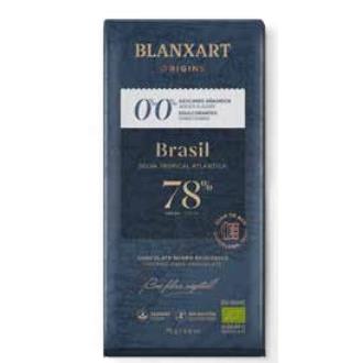 CHOCOLATE BRASIL 78% s/azucar s/edulcorante 75 gr ECO