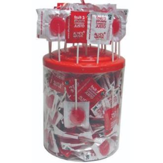 PIRULETAS REDONDAS cereza 200 uds BIO EXPOSITOR