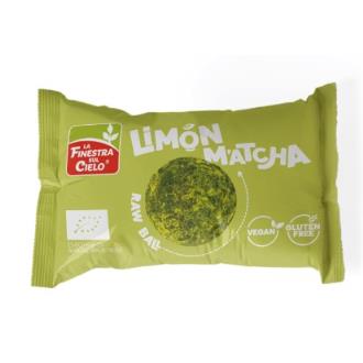 BARRITA ENERGY BALL matcha limon 20uds ECO SG VEGAN