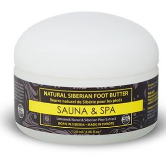 SAUNA& SPA manteca natural para pies 120ml.