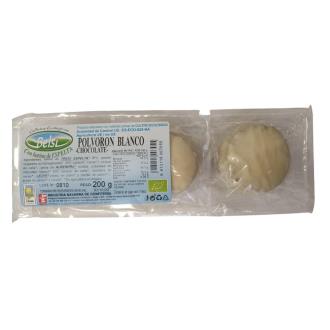 POLVORONES DE ESPELTA con chocolate blanca 200 gr. BIO