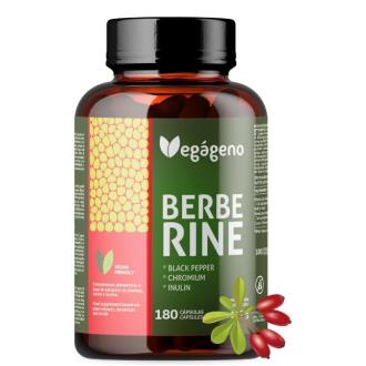BERBERINA HCL con cromo inulina pimienta negra 180 cap.