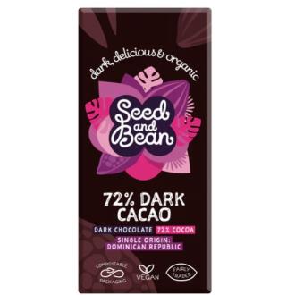 CHOCOLATE NEGRO 72% 75 gr BIO VEGAN