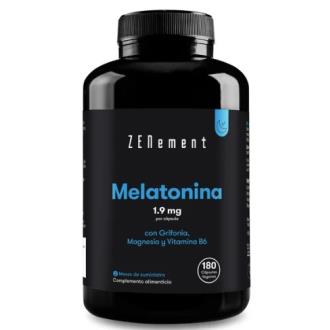 MELATONINA con GRIFFONIA , MG, VIT B6 180cap.