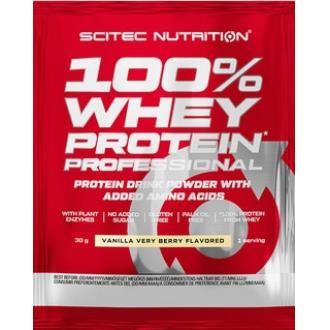 100% WHEY PROTEIN 30G VAINILLA-FRUTAS DEL BOSQUE