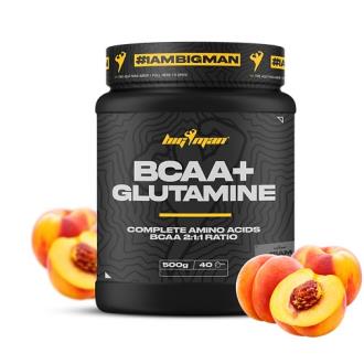 BCAA + GLUTAMINE 500 GR MELOCOTON