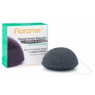 ESPONJA FACIAL KONJAC carbon de bambu purete