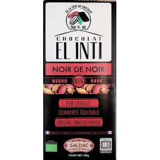 CHOCOLATE NEGRO 85% 100 gr ECO