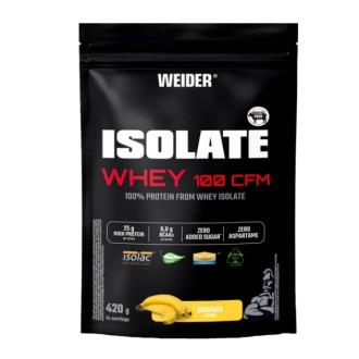 WEIDER ISOLATE WHEY 100 CFM banana 420gr.