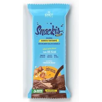 DIET PRIME SNACKIS barrita choco leche+avellana 24 uds.