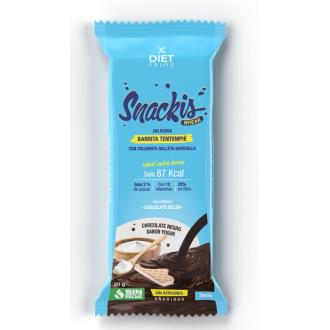 DIET PRIME SNACKIS barrita choco negro+yogur 24 uds.