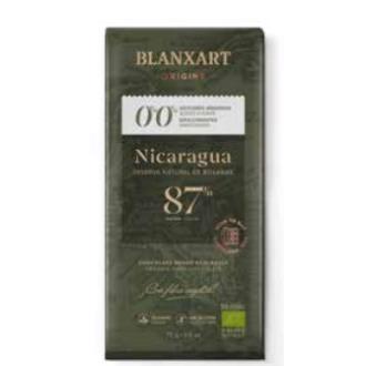 CHOCOLATE NICARAGUA 87% s/zucar s/s edulcorante 75 gr ECO