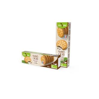 GALLETAS RELLENAS DE CACAO 185gr. ECO