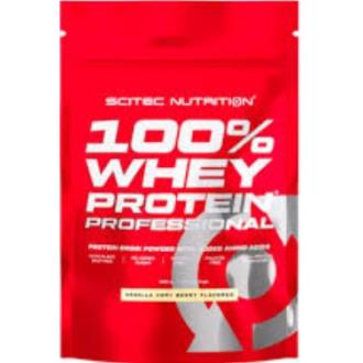 100% WHEY PROTEIN 500G VAINILLA-FRUTAS DEL BOSQUE