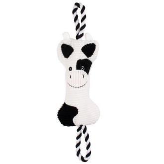BBX MASCOTA JUGUETE VACA CON CUERDA VET