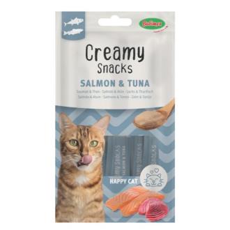 SNACK MASCOTAS CREAMY SNACK SALMON & ATUN 60G (X4) VET