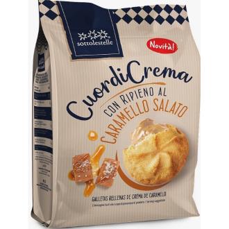 GALLETA RELLENA CREMA CARAMELO 200 gr BIO