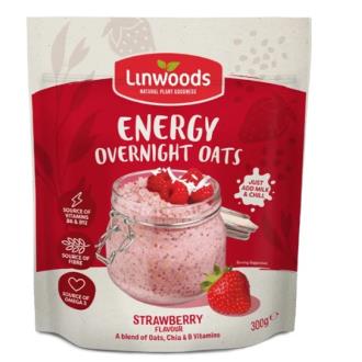 ENERGIA AVENA OVERNIGHT fresa 300 gr VEGAN