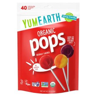 PIRULETAS ORGANICAS sabor frutas 8 sabores 40 uds