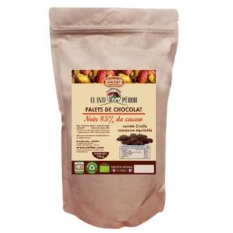 COBERTURA DE CHOCOLATE GOTAS 85% 750 gr ECO