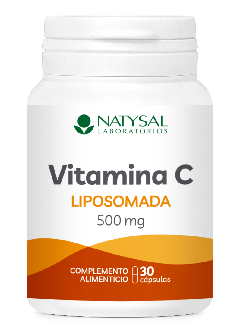 Vitamina C Liposomada Natysal 30 Cápsulas Potentes Antioxidantes