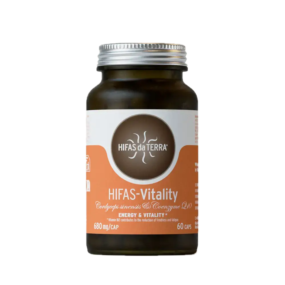 Suplemento Energético Hifas-Vitality 60 Cápsulas Veganas de Cordyceps