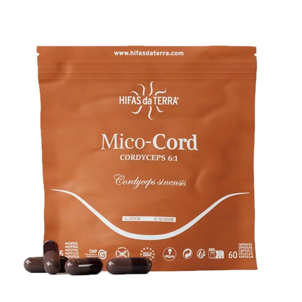 Mico-Cord Refill Hifas da Terra 60 cápsulas Cordyceps