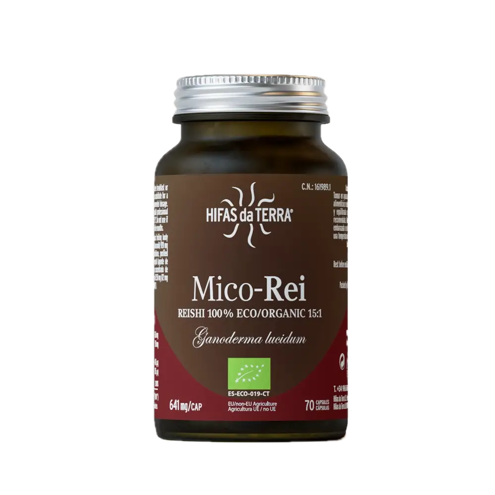 Mico-Rei Extracto de Reishi 70 Cápsulas Premium Terra