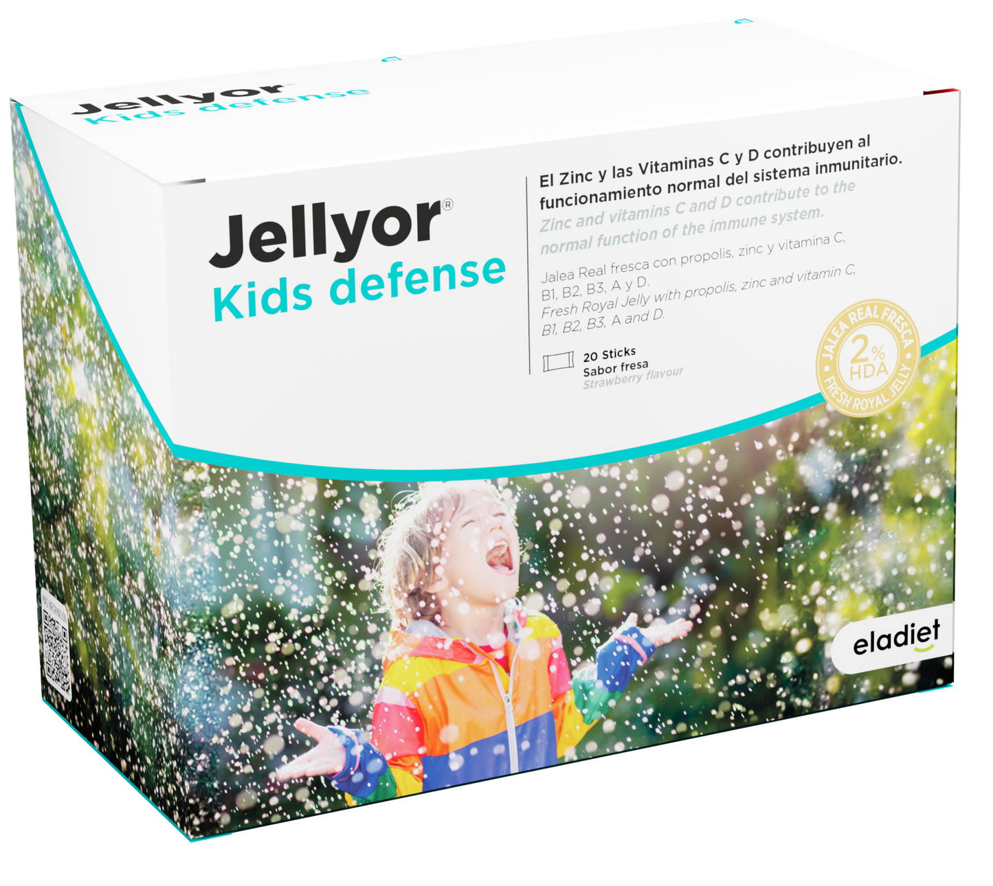 Jellyor Kids Defense 20 sticks con Jalea Real y Zinc