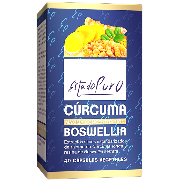 Cúrcuma y Boswellia Tongil 40 cápsulas antiinflamatorias y antioxidantes