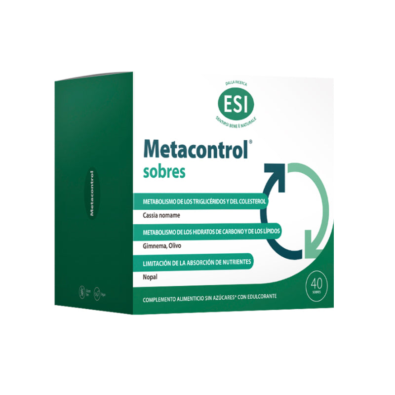 Metacontrol ESI 40 sobres: control metabólico natural y antioxidante