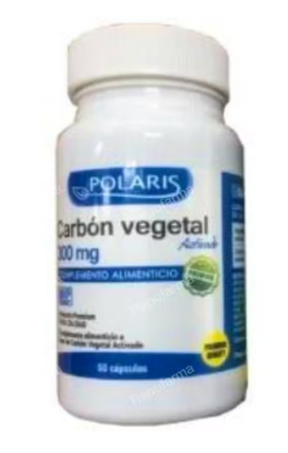 CARBON VEGETAL ACTIVADO 50cap.
