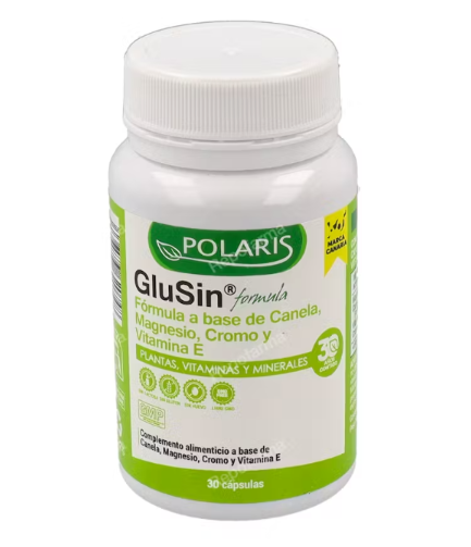 GLUSIN (canela + magnesio) 600mg. 30cap.