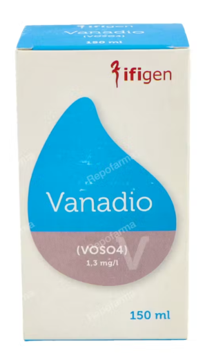 VANADIO (V) oligoelementos 150ml.